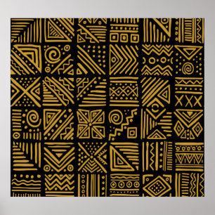 Affiche Un clash africain : une tribu ethnique sans coutur