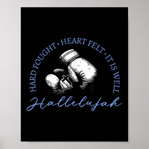 Affiche Un Coeur Dur Combattu Sent Que C'Est Bien Halleluj
