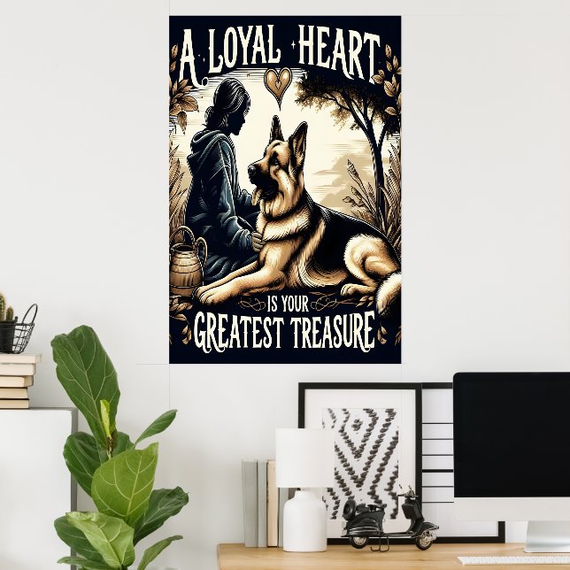 Affiche Un Coeur Loyal, Grand Trésor (Bureau à domicile)