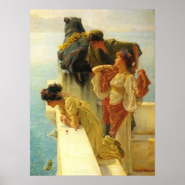 Affiche Un coin de choix par Sir Lawrence Alma-Tadema (Devant)