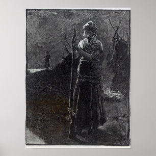 Affiche Un coloniiste de la rivière Rouge, 1878