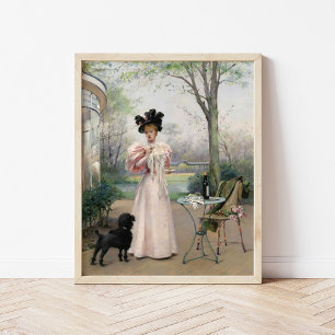 Affiche Un compagnon fidèle   Louise Abbéma