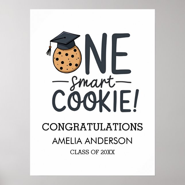 Affiche Un cookie intelligent Classe de Graduation de (Devant)