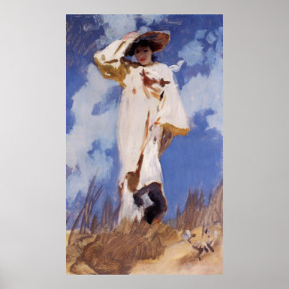Affiche Un coup de vent par John Singer Sargent