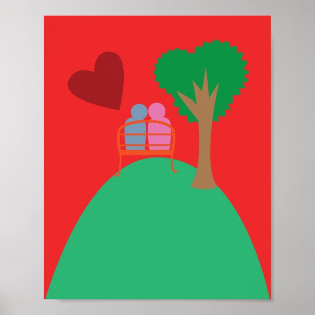 Affiche Un couple en rendez-vous  (Devant)