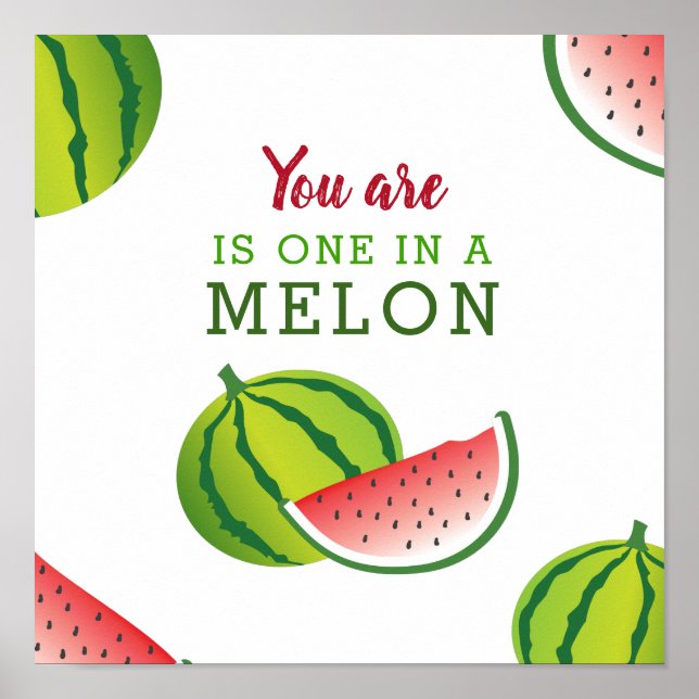 Affiche Un dans un Melon (Devant)