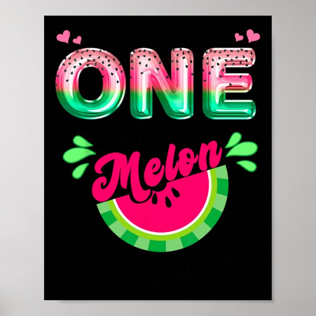 Affiche Un Dans Un Melon Mère Maîtrise Anniversaire Groupe (Devant)