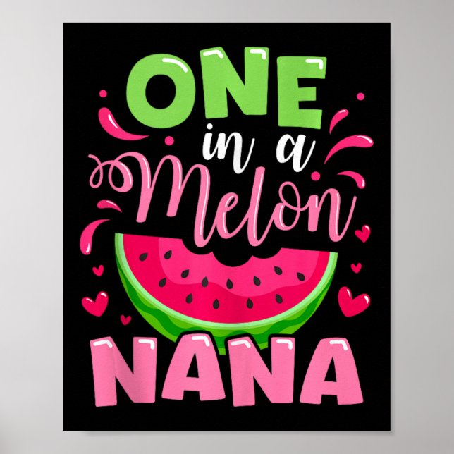 Affiche Un Dans Un Melon Nana Summer Anniversaire Famille  (Devant)