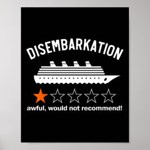 Affiche Un Débarquement Douloureux Ne Recommanderait Pas
