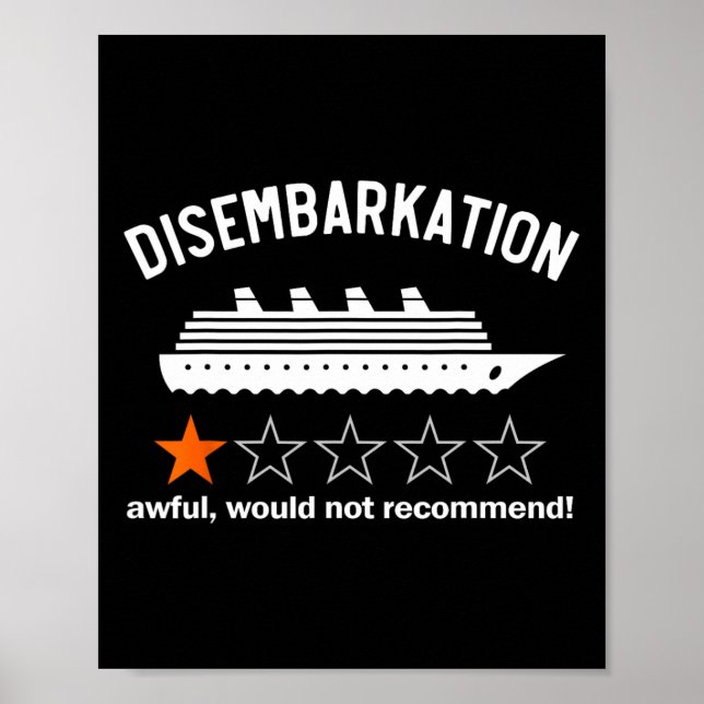 Affiche Un Débarquement Douloureux Ne Recommanderait Pas (Devant)
