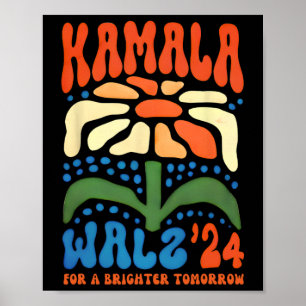 Affiche Un Demain plus brillant Boho Aesthétique Kamala Wa