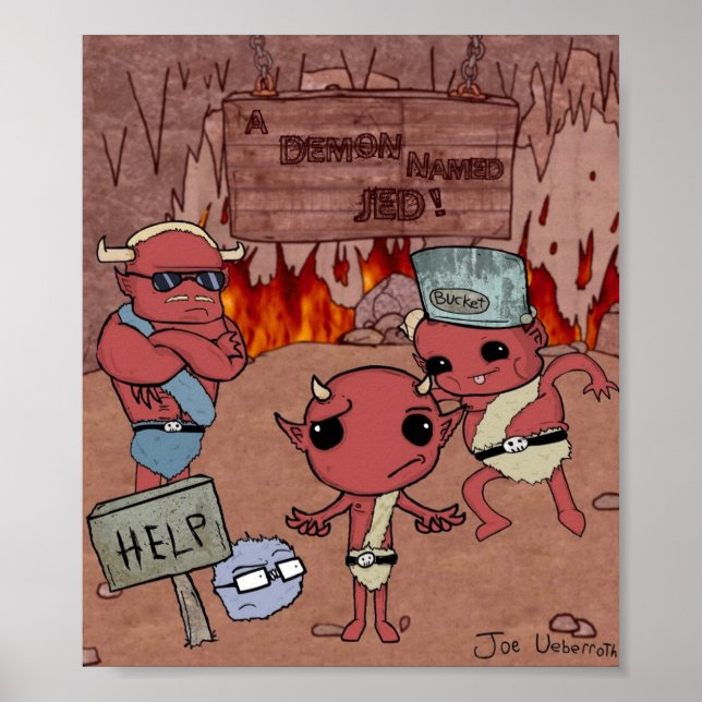 Affiche Un démon nommé Jed ! (Devant)