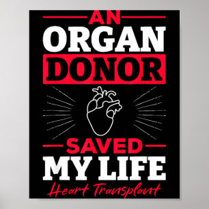 Affiche Un donneur d'organe m'a sauvé la vie Transplantati
