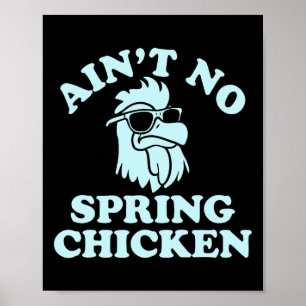 Affiche Un drôle de design pour un poulet qui n'est plus t