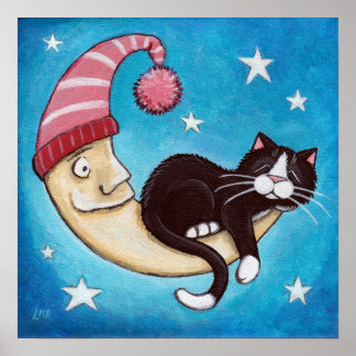 Affiche Un Endroit Plus Sûr Pour Une Sieste En Chat