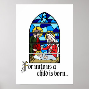 Affiche Un enfant naît