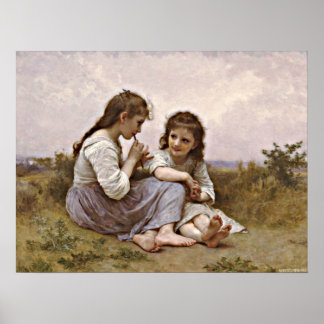 Affiche Un enfant, peinture d'art,