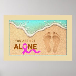 Affiche Un ensemble de empreintes dans le sable