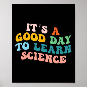 Affiche Un Étudiant En Sciences Donne Un Bon Jour Pour App
