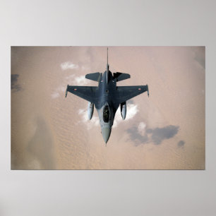 Affiche Un F-16 d'Emirati
