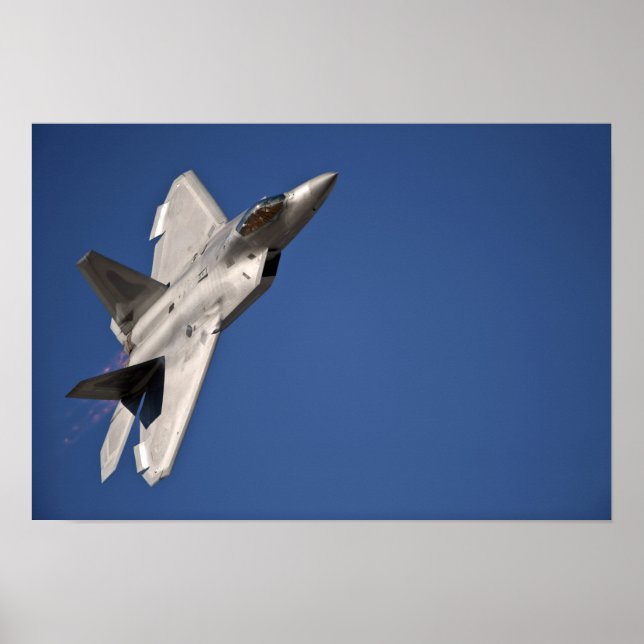 Affiche Un F-22 Raptor (Devant)