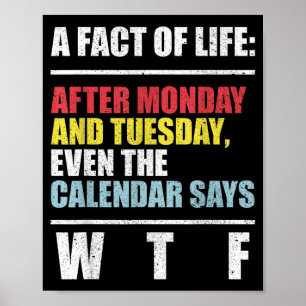 Affiche Un fait de la vie après lundi et mardi même