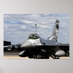 Affiche Un Faucon de combat F-16