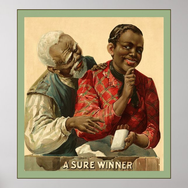 Affiche Un gagnant sûr ~ 1895 ~ Publicité Vintage (Devant)