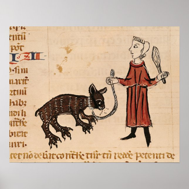 Affiche Un gardien d'ours, des Décrets de Gratien (Devant)