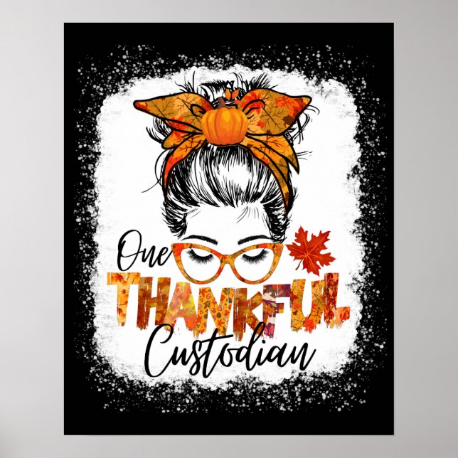 Affiche Un gardien reconnaissant, Thanksgiving, les femmes (Devant)