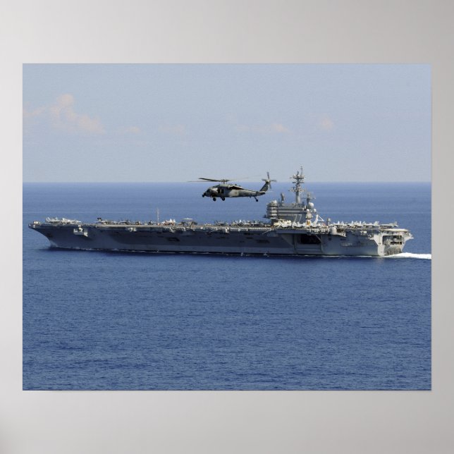 Affiche Un hélicoptère Seahawk MH-60S (Devant)