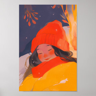 Affiche Un hiver froid