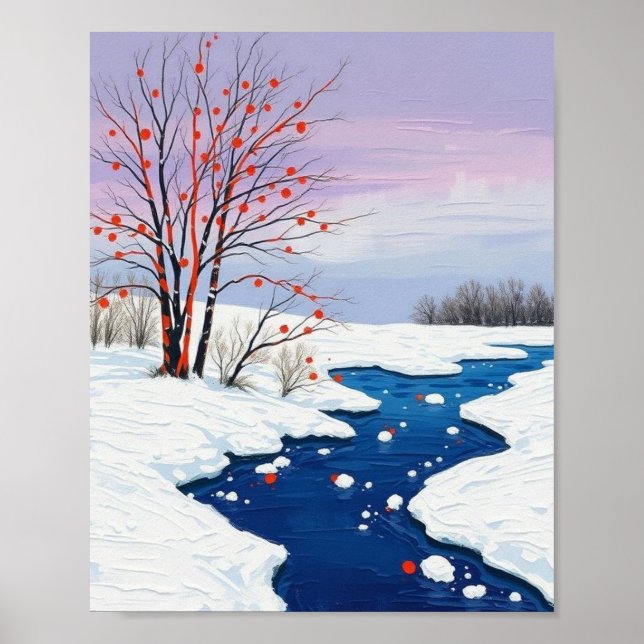 Affiche Un hiver tranquille (Devant)