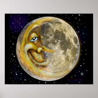 Affiche Un homme à Za Moon
