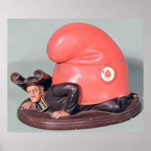 Affiche Un inkwell ou un pot de tabac