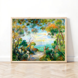 Affiche Un jardin à Sorrento, August Renoir