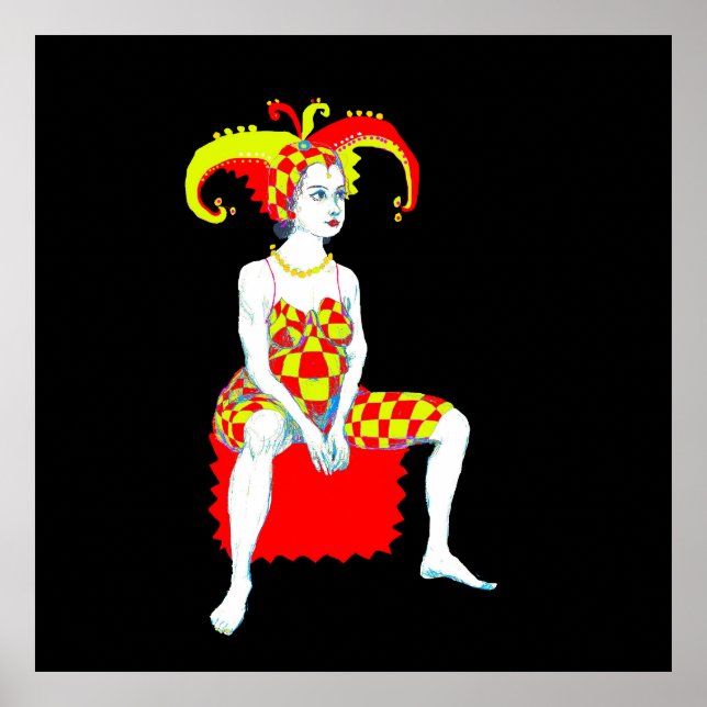 Affiche Un jester enceinte (Devant)