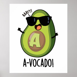Affiche Un jeu d'Avocado amusant à vocado