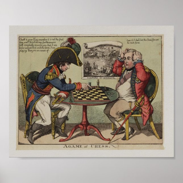 Affiche Un jeu d'échecs (Devant)