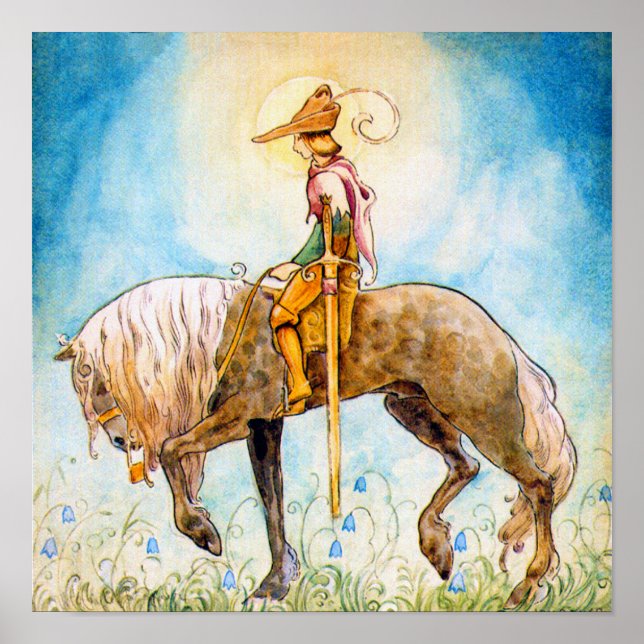 Affiche Un jeune prince à cheval (Devant)