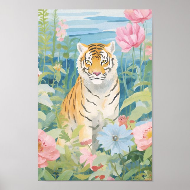 Affiche Un joli tigre (Devant)
