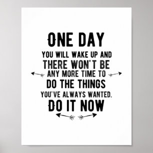 Affiche Un jour vous vous réveillerez et vous ne serez pas