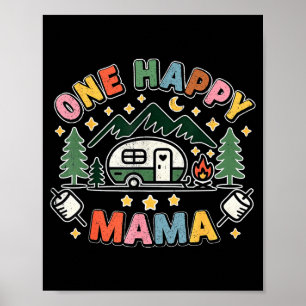 Affiche Un joyeux campeur de maman Premier anniversaire Ca