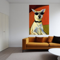 Un kangourou avec lunettes de soleil | AI Art Post