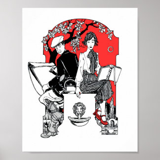 Affiche Un livre à Dusk