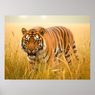 Affiche Un majestueux tigre du Bengale
