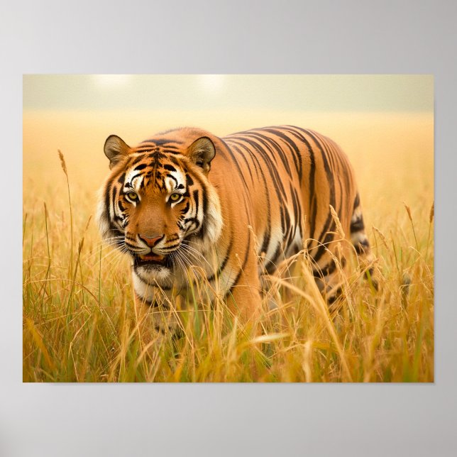 Affiche Un majestueux tigre du Bengale (Devant)