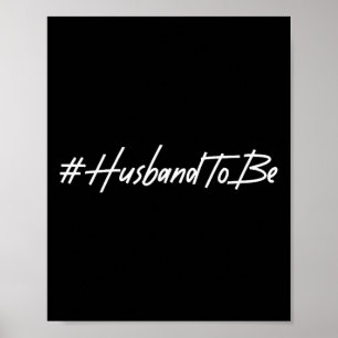 Affiche Un Mari Pour Être Fiancé Engagé Dans La Salle Futu