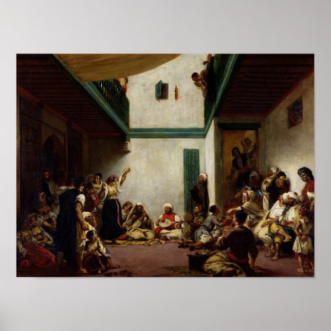 Affiche Un mariage juif au Maroc, 1841 (Devant)