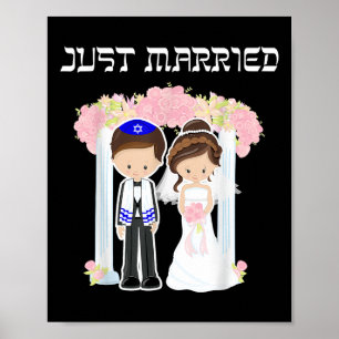 Affiche Un Mariage juif vient de se marier à la mariée de 
